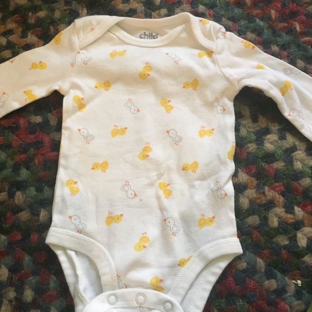 Ducky Long Sleeve Onesie